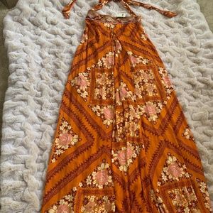 Free People, NWT, Never been worn, orange boho jumper, small